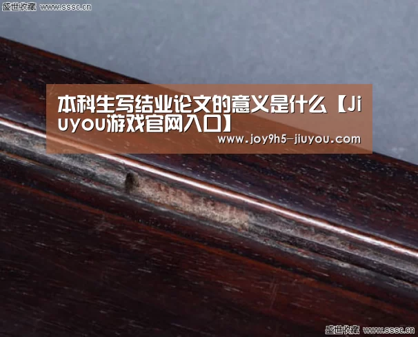 本科生写结业论文的意义是什么【Jiuyou游戏官网入口】(图1) 九游体育